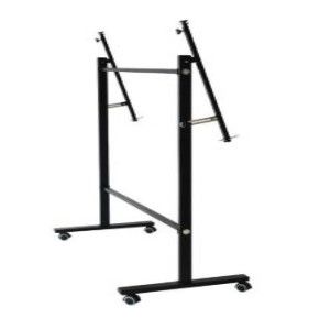 Adjustable Mobile Display Board Stand up to 240cm Black