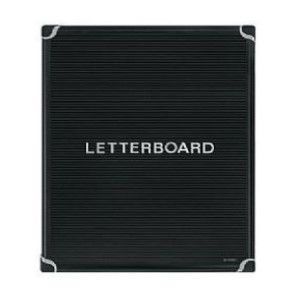 Bi-Office Letter Board H 60 X W 45 CM Black [LET02011810]