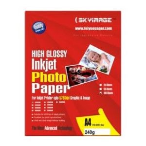 Tulip Inkjet Photo Glossy Paper A4 White 240gsm PK/ 50