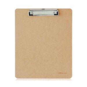 Deli 9226 Wooden Clip Board A4 Size Metal Lever