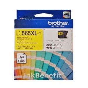 Brother LC565XL-Y Yellow Ink Cartridge (1200 Pages)