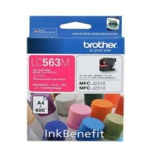 Brother LC563M Magenta Ink Cartridge (600 Pages)