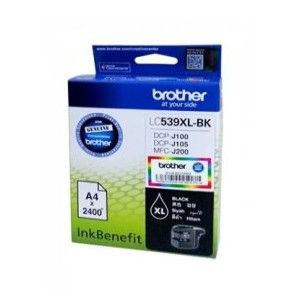 Brother LC539XL-BK Black Ink Cartridge (2400 Pages)