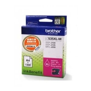 Brother LC535XL-M Magenta Ink Cartridge (1300 Pages)