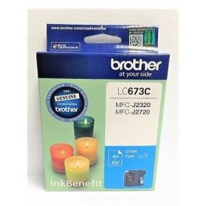 Brother LC673 Cyan Ink Cartridge - MFC-J2320, MFC-J2720