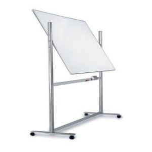 Magnetoplan Mobile Magnetic White Board, Revolving, 180cm X 120cm