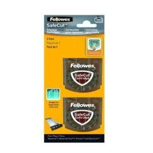 Fellowes SafeCut™ Rotary Trimmer Blades Straight Pack of 2