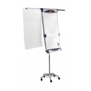 Nobo Mobile Magnetic Flipchart Easel with Extendable Display Arms [1901920]