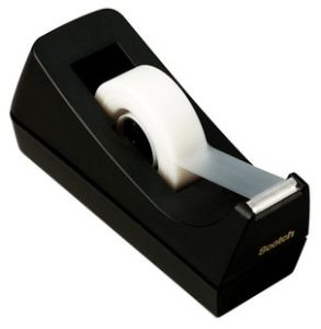 3M Scotch C-38 Tape Dispenser, Black 