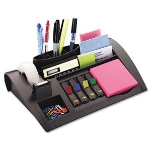 3M Post-it C50 Desk Organizer Set - Brown