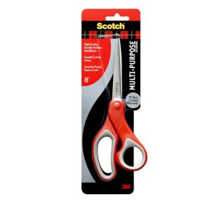 3M Scotch 1428 Multi-Purpose Scissor, 8"