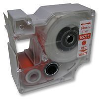 Dymo 53715, D1 Tape, 24mm x 7m, Red on White