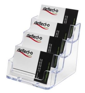 Business Card Holder Landscape 4 Pocket