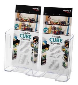 Brochure Holder DL (1/3 A4) 2 Compartment 