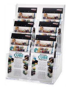 Brochure Holder DL (1/3 A4) 3-Tier 6 Pocket