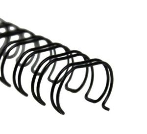 Fellowes 3:1 (34 Loops) Binding Wire 6MM BX/100 Black