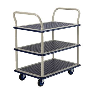 Prestar NB-105 Platform Trolley, Triple Deck Dual Handle 150kg | Japan