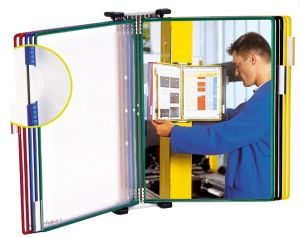 Tarifold Metal Wall Unit 10-Pockets Asst. [414109]