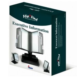 Aidata FDS007 Flip & Find Display Reference Organizer (10 Panels)