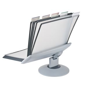 Aidata FDS031B 2-Motion Rotary Display Reference Organizer, Black