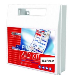 AidPlus FA-141 First Aid Kit, 50 Person [163 Pieces]