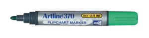 Artline 370 Flipchart Marker Bullet PK/12 Green