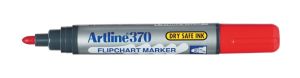 Artline 370 Flipchart Marker Bullet PK/12 Red