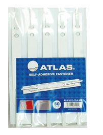 Atlas Self-adhesive Fasteners, 8cm, [Pack of 50]