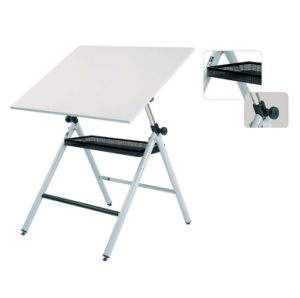 Bieffe BF-19 Tubular Folding Stand + Drafting Board 85cm X 140cm