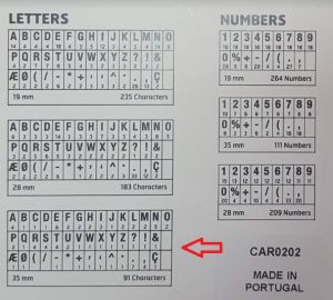 Bi-Office Letter Board Characters 35mm Silver PK/91 [CAR0302]