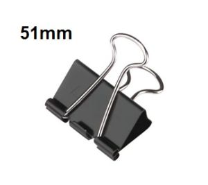 Binder Clips, 51mm, 12pcs/Pack