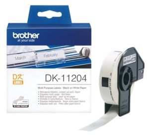 Brother DK-11204 - 17mm x 54mm Multi Purpose Labels [400/Roll]