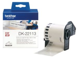 Brother DK-22113 - 62mm x 15.24m Clear Continuous Film Roll