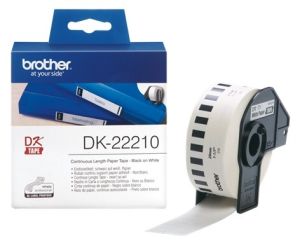 Brother DK-22210 - 29mm x 30.48m White Continuous Paper Roll