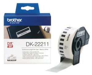 Brother DK-22211 - 29mm x 15.24m White Continuous Film Roll