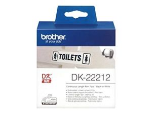 Brother DK-22212 Continuous Length Film White Tape [62mm x 15.2m]