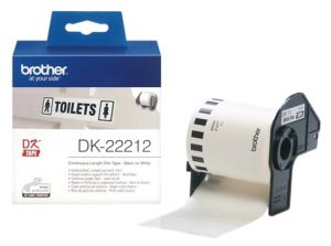 Brother DK-22212 Continuous Length Film White Tape [62mm x 15.2m]