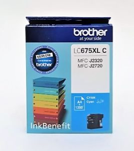 Brother LC675XL Cyan Ink Cartridge - MFC-J2320, MFC-J2720