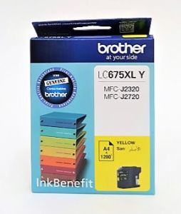 Brother LC675XL Yellow Ink Cartridge - MFC-J2320, MFC-J2720