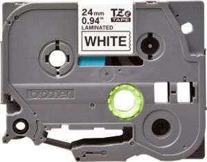 Brother TZ-251 P-touch® Label Tape, 24mm, (1"), Black on White