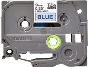 Brother TZ-521 P-touch® Label Tape, 9mm, (3/8"), Black on Blue
