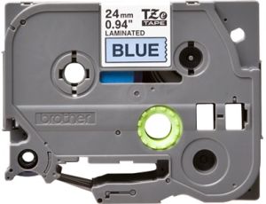 Brother TZ-551 P-touch® Label Tape, 24mm, (1"), Black on Blue