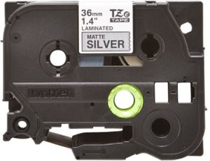 Brother TZ-M961 P-touch® Label Tape, 36mm, (1 1/2"), Black on Silver