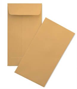 Brown Envelopes, 4" x 3", [Pack/50]