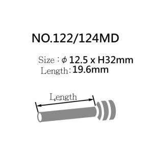 Carl P-122MD Replacement Punching Blades for 122N, 124N