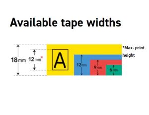 Casio KL-130 Label Maker up to 18mm Tape width
