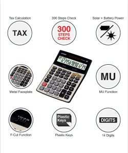 Casio DJ-240D Plus 14 Digits Desktop Calculator 