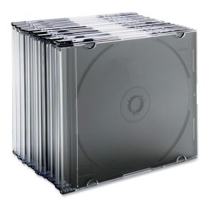 Slim Single CD Case Black PK/50