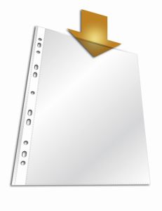 Maxi Glass Clear Pocket, 60 Microns, A4, 100/Pack 