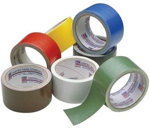 Cloth Duct Tape, 2" X 20 Yards, Yellow